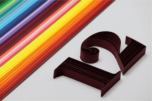 12mm Arto Single Color Quilling Strips | 250-300 GSM