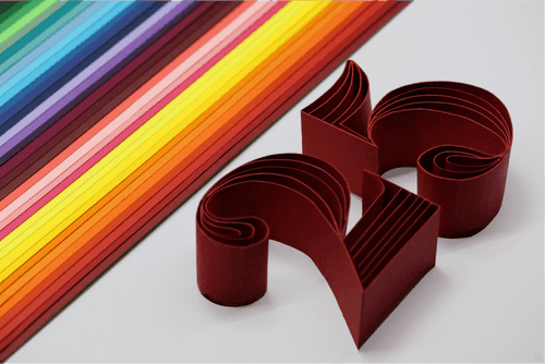 25mm Arto Single Color Quilling Strips | 250-300 GSM