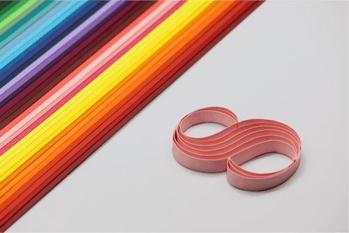 8mm Arto Single Color Quilling Strips | 250-300 GSM