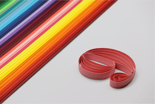 9mm Arto Single Color Quilling Strips | 250-300 GSM
