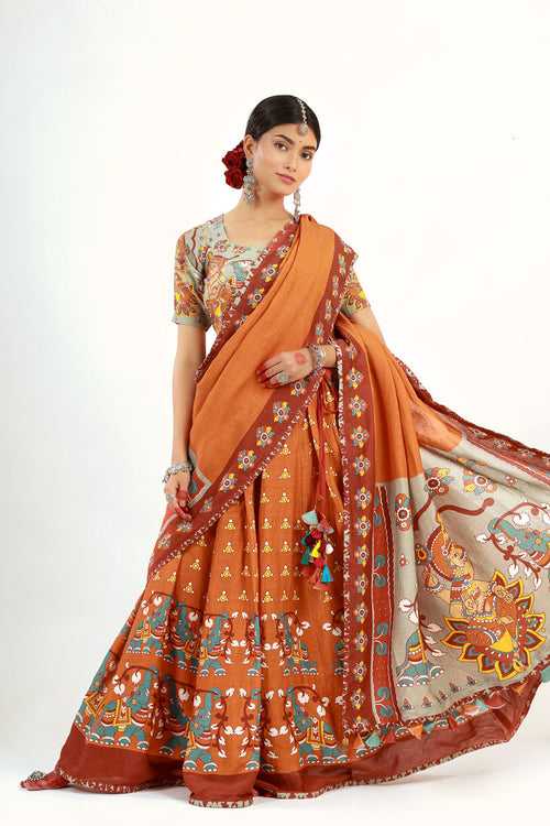 Ishwari Lehenga (Set of 3)