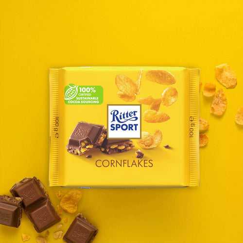 Ritter Sport Milk Chocolate Cornflakes 100g