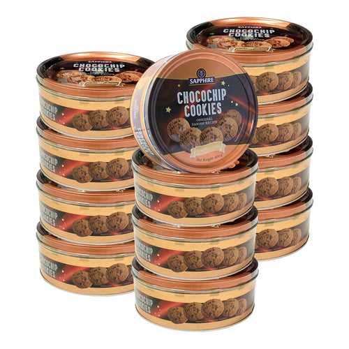 Premium Collection Choco-Chip Butter Cookies 400g Pack of 12