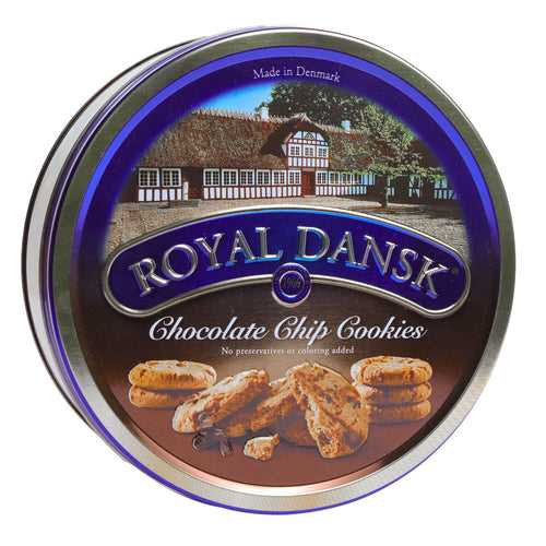 Royal Dansk Choco-Chip Cookies 340g - Pack of 12