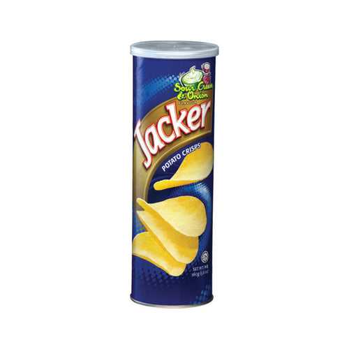 Jacker Potato Crisp Sour Cream & Onion 160g