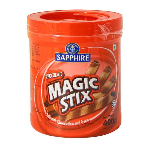 Sapphire Magic Stix Chocolate Wafer Roll 400g