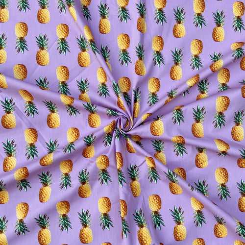 Pineapple Print in Cotton