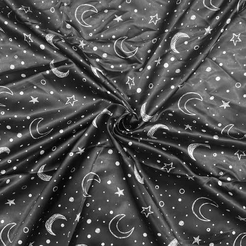 Shining Stars Print In Satin