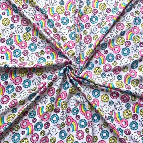 Donut Worry Print In Rayon