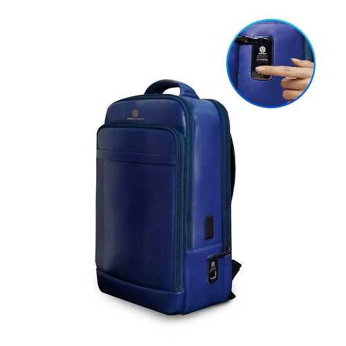 Smart Fingerlock Bagpack (Blue)