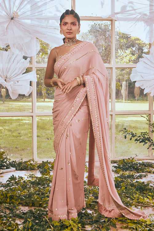 Rosegold Saree Set