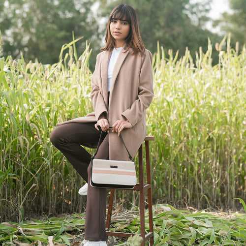 Vintage Brown Baguette Bag