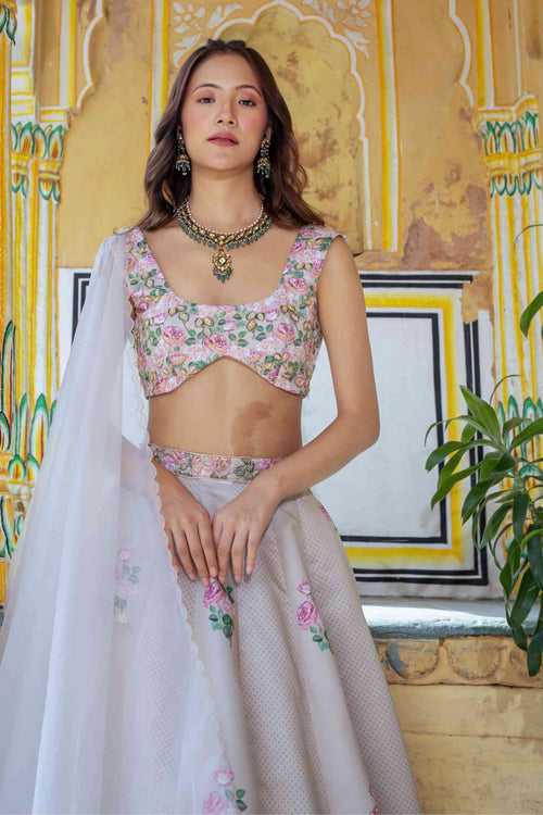 Moss Green Lehenga