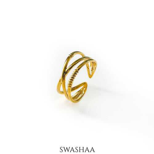 Gargi 18K Gold Plated Ring