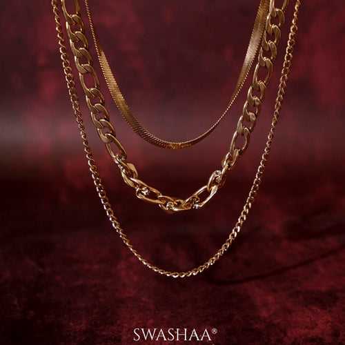 Lennon Rosegold Plated Men's Chain