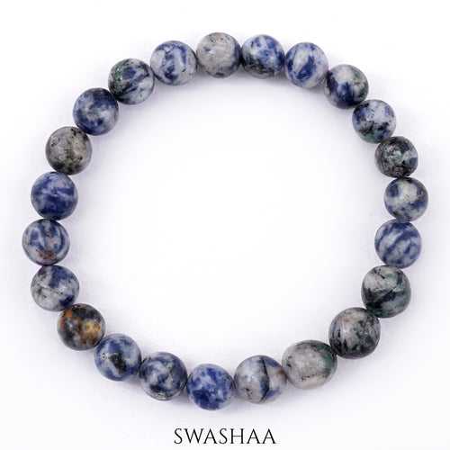 Sodalite Men's Beaded  Bracelet