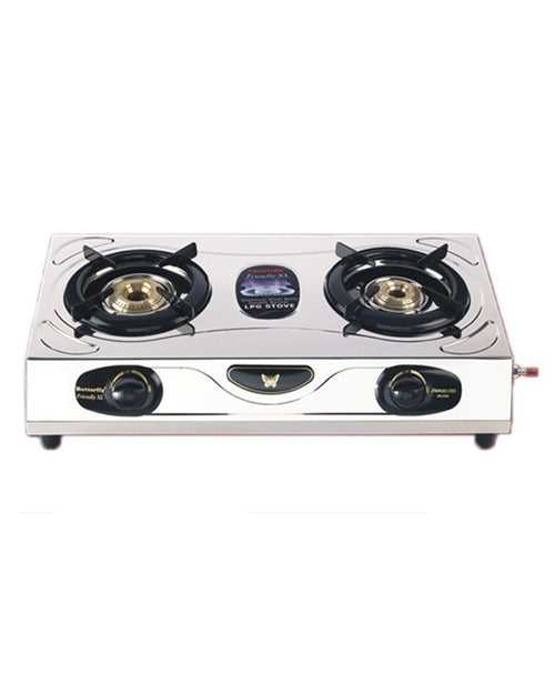 Butterfly Friendly 2 Burner Stainless Steel Gas Stove