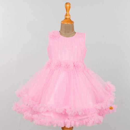 Glittery Frill Frock for Girls
