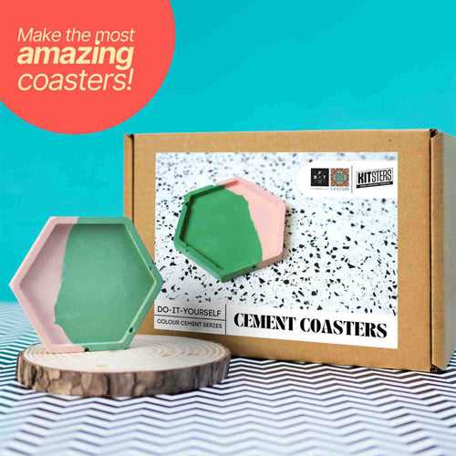 Cement Coaster Making DIY Kit