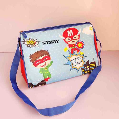 Personalised Printed Canvas Duffle Bag for Kids