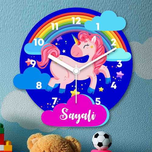 Personalised Printed Wall Clocks for Kids