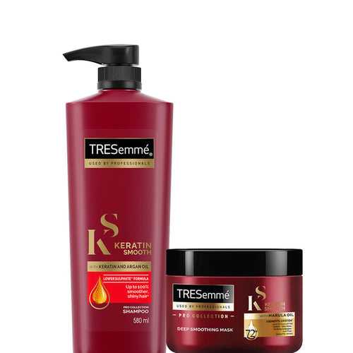 TRESemmé Keratin Smooth Shampoo 580 ml + Keratin Smooth Mask 300 ml