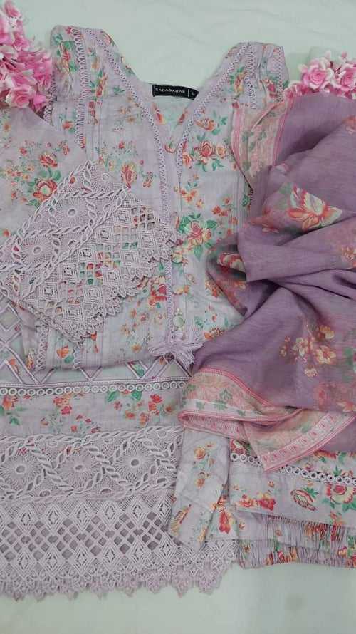 Sadabahar Rania Lawn | Lavender