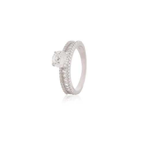 925 Silver Solitaire Ring For Women 004