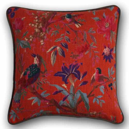 Natura Digital Printed Handloom Cotton Cushion Cover