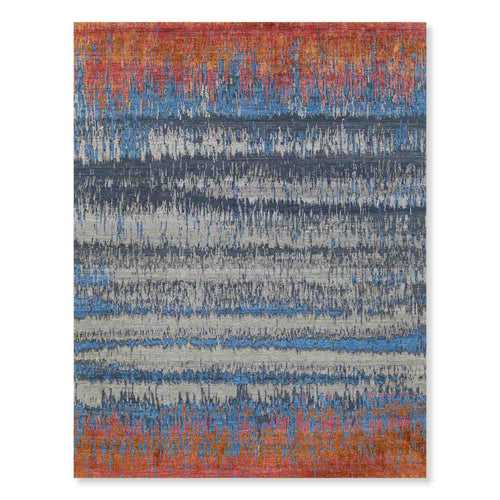 Cosmo Hand knotted Woollen  And Silk Rug