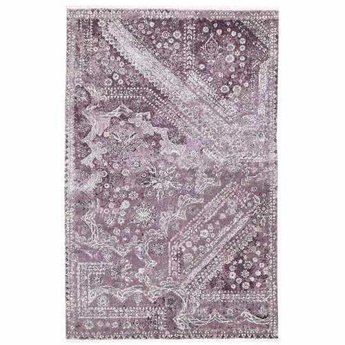 Nazakat Hand Knotted Woolen and Silk Rug By Raghavendra Rathore
