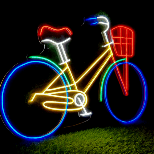 Cycle LED Neon Art - Waterproof