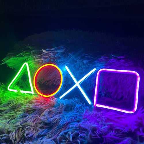 Playstation Key neon light for room