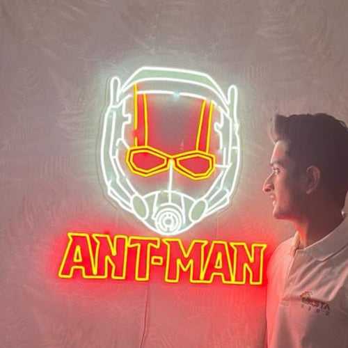 Ant Man Neon Lights Art