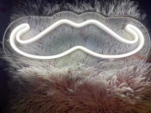 Moustache Custom neon led sign