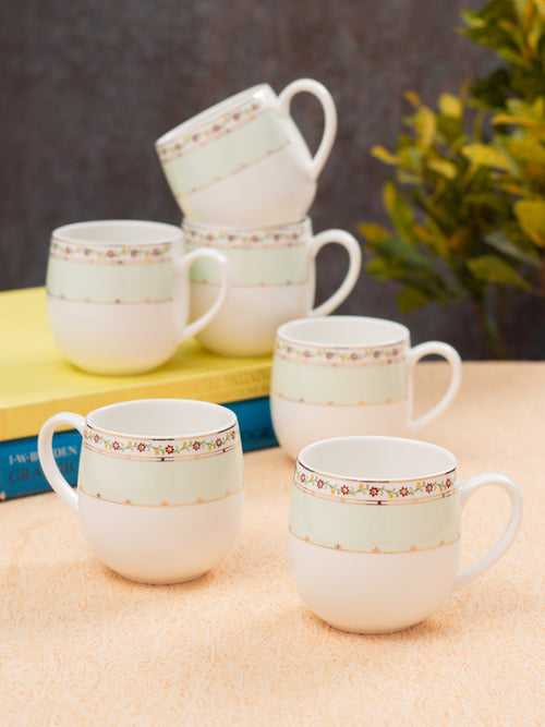 JCPL Charlie Crysta Coffee & Tea Mug Set of 6 (CR402)