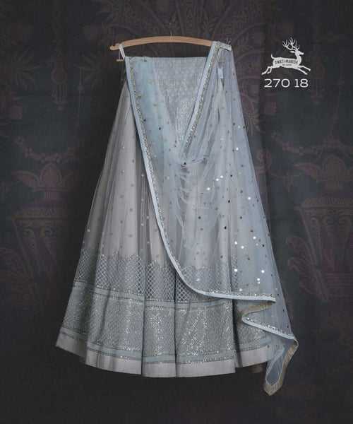 Buy Grey Colour Lehenga Choli Online