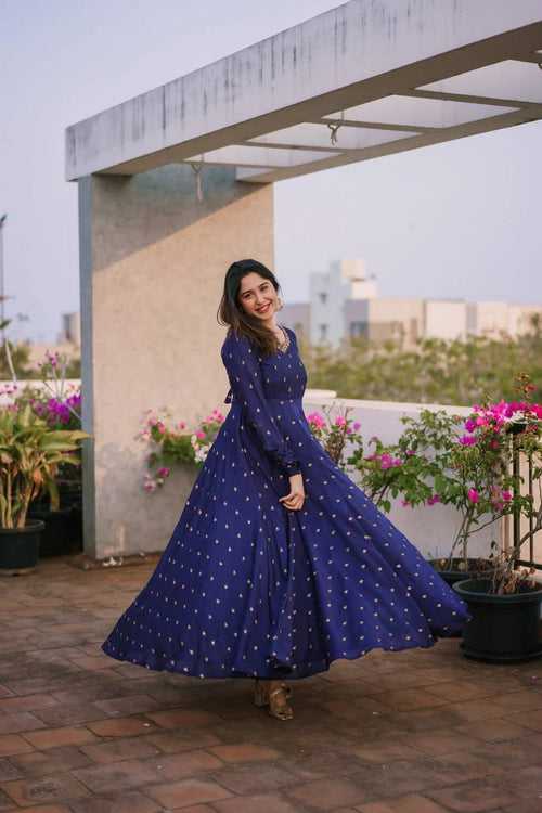 Beautiful Blue Chiffon Dresses for Any Occasion