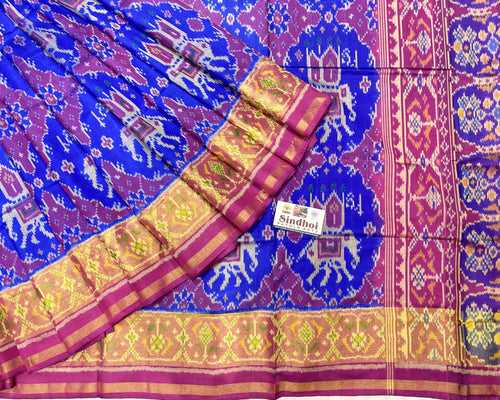 Ambadi ma Hathi traditional Rich patola Saree