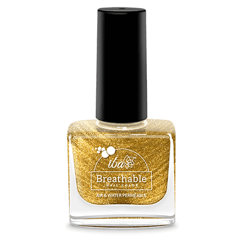 Iba Breathable Nail Color- B23 Gold Sparkle