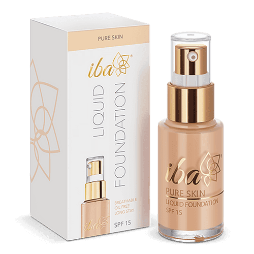 Iba Pure Skin Liquid Foundation-Golden Beige