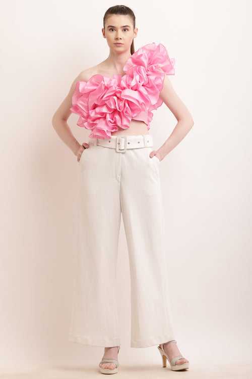 Blush My Baby Ruffled Top- Baby Pink