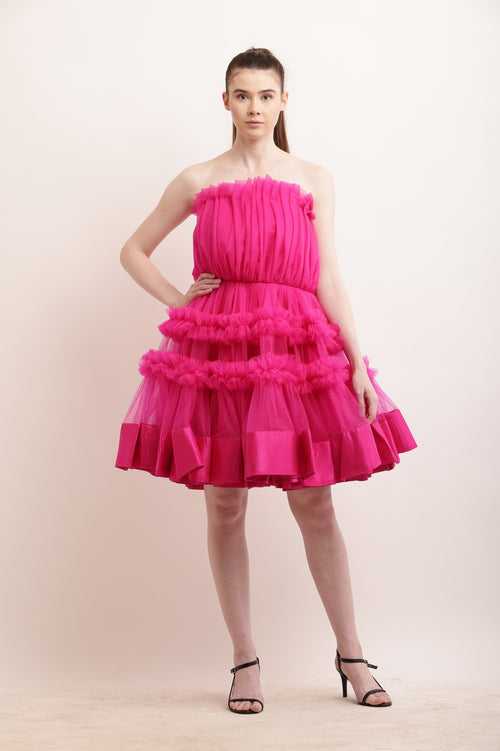 Hot Pink Barbie Tulle Dress