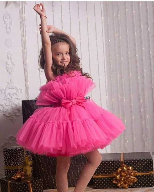 Dreamy Ruffle Barbie Dress – Pink