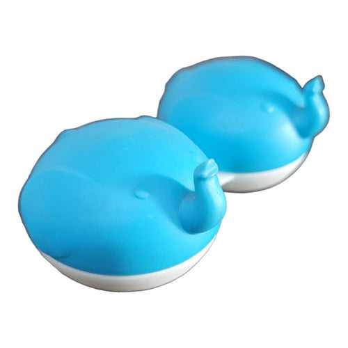 Elephant Contact Lens Case | Fancy Contact Lenses Case Blue Color by Affaires Qcase-0042