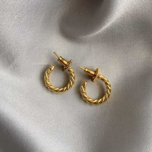 Mini Twisted Hoops