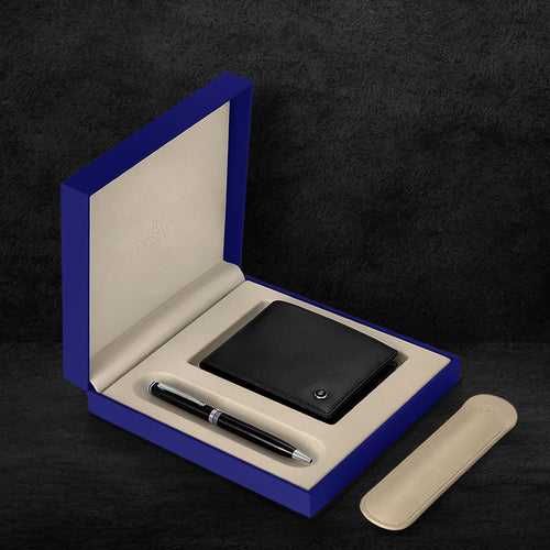 Contemporary Pen and Mayfair Wallet Set