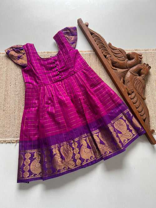 Sungudi kids frock