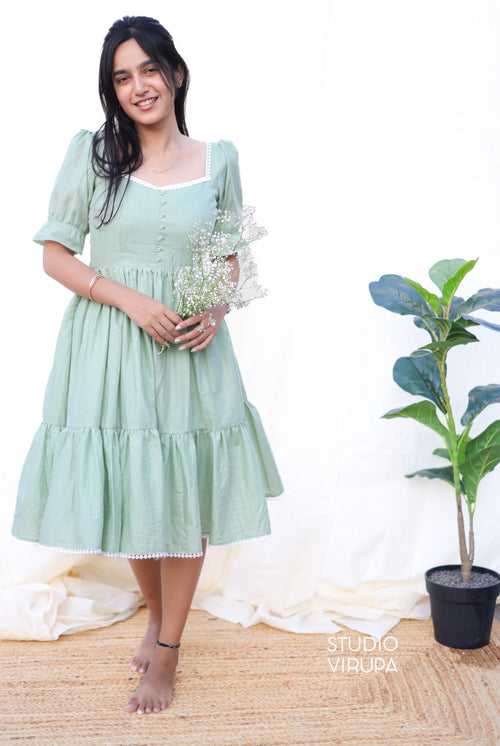 Gulabi dress- Green