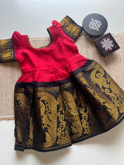 Sungudi kids frock